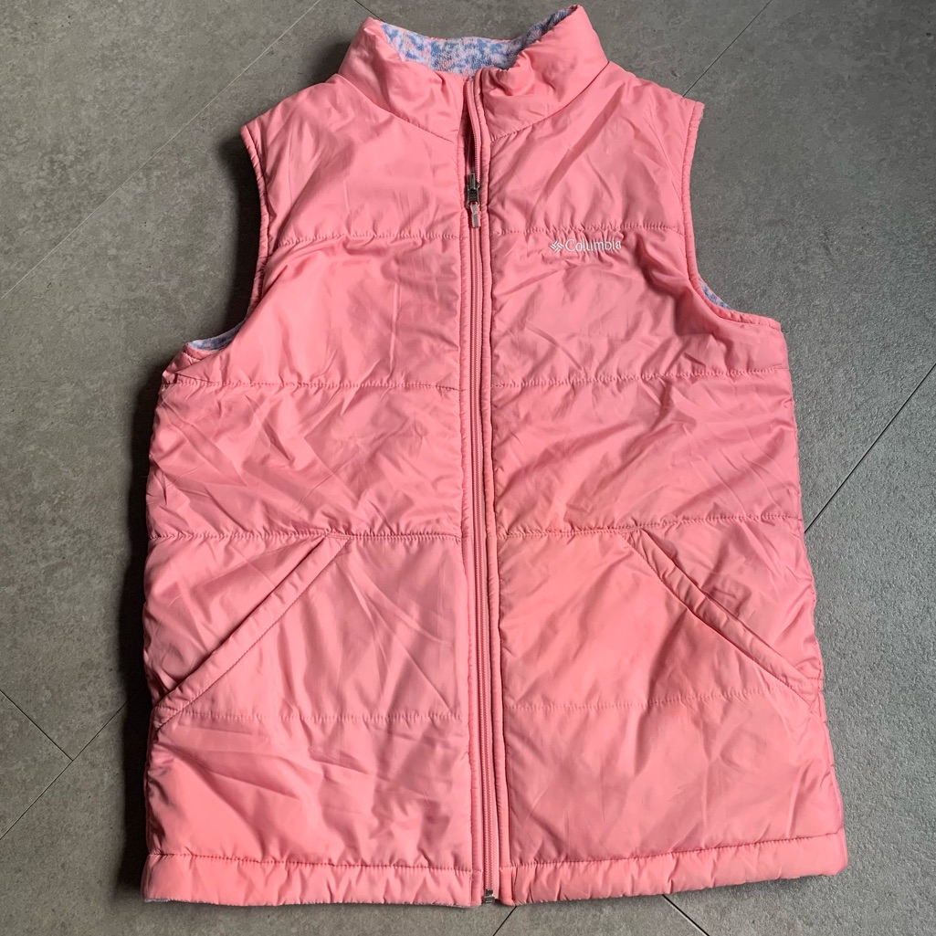 Columbia Reversible Puffer And Fleece Vest